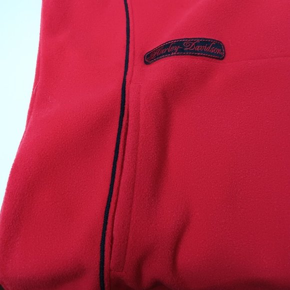 Triple S Harley Davidson Morgantown West Virginia Large Fleece Jacket 1/4 Zip - Picture 10 of 15